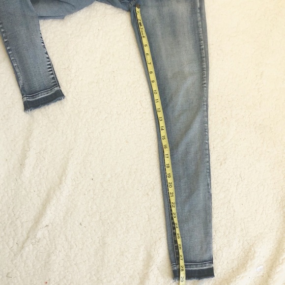 Mudd High Rise Frayed Hem Jean Legging Sz 5 - Picture 7 of 8